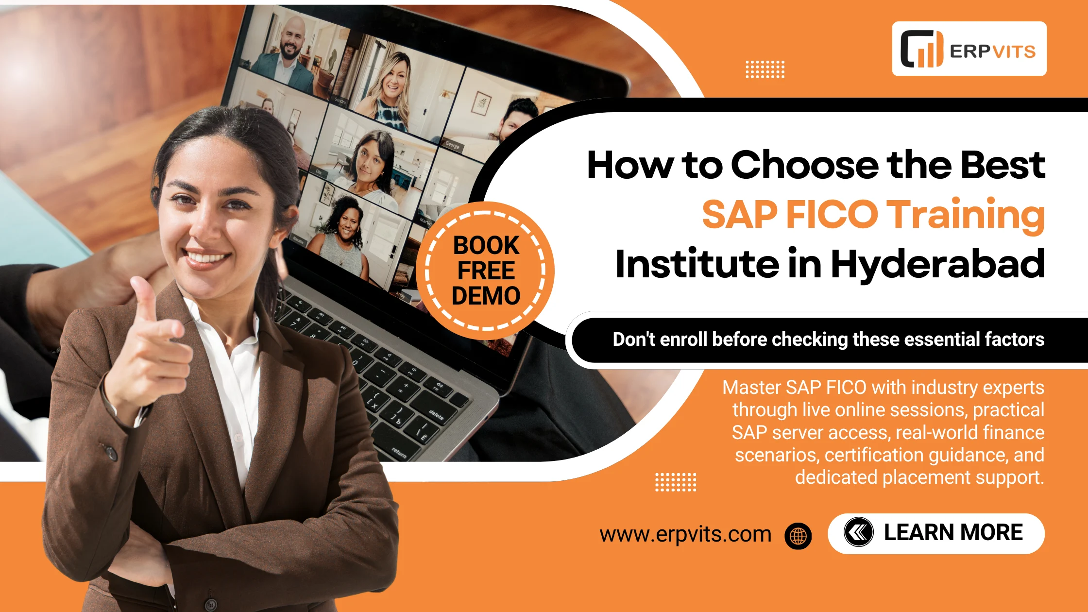 Best SAP FICO Training Institute in Hyderabad 2026 | ERPVITS