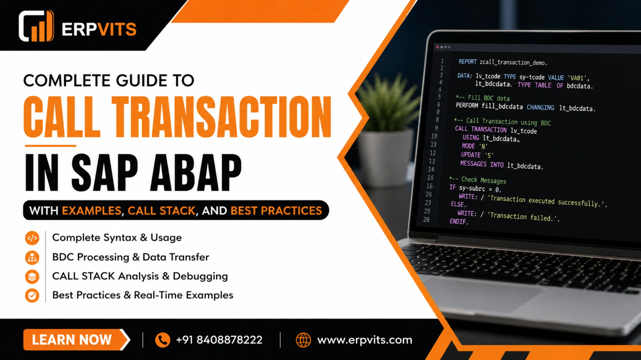Call Transaction in SAP ABAP: Examples & Call Stack Guide